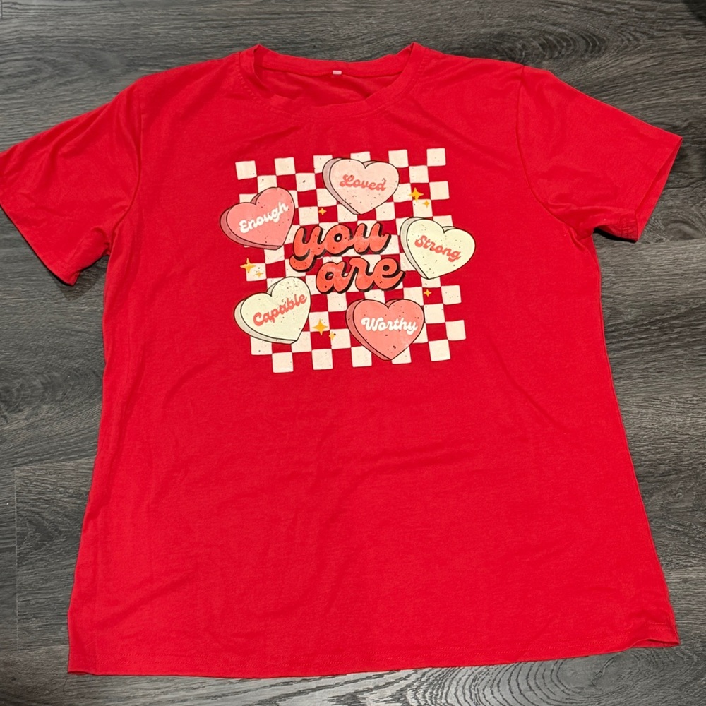 Red Graphic Kids T-Shirt